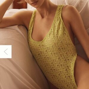 Mucci Laura Bodysuit (Light Green), Sz Medium, New